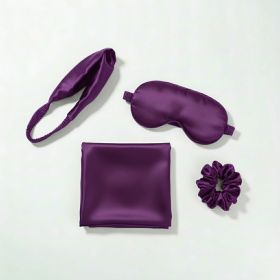 IYO Beauty Radiant Night Silk Set (Color: Maroon)