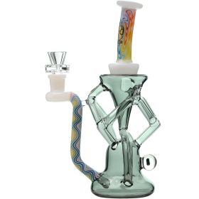 QUAD WIGWAG RECYCLER WITH OPAL (Color: WHT+TBK)
